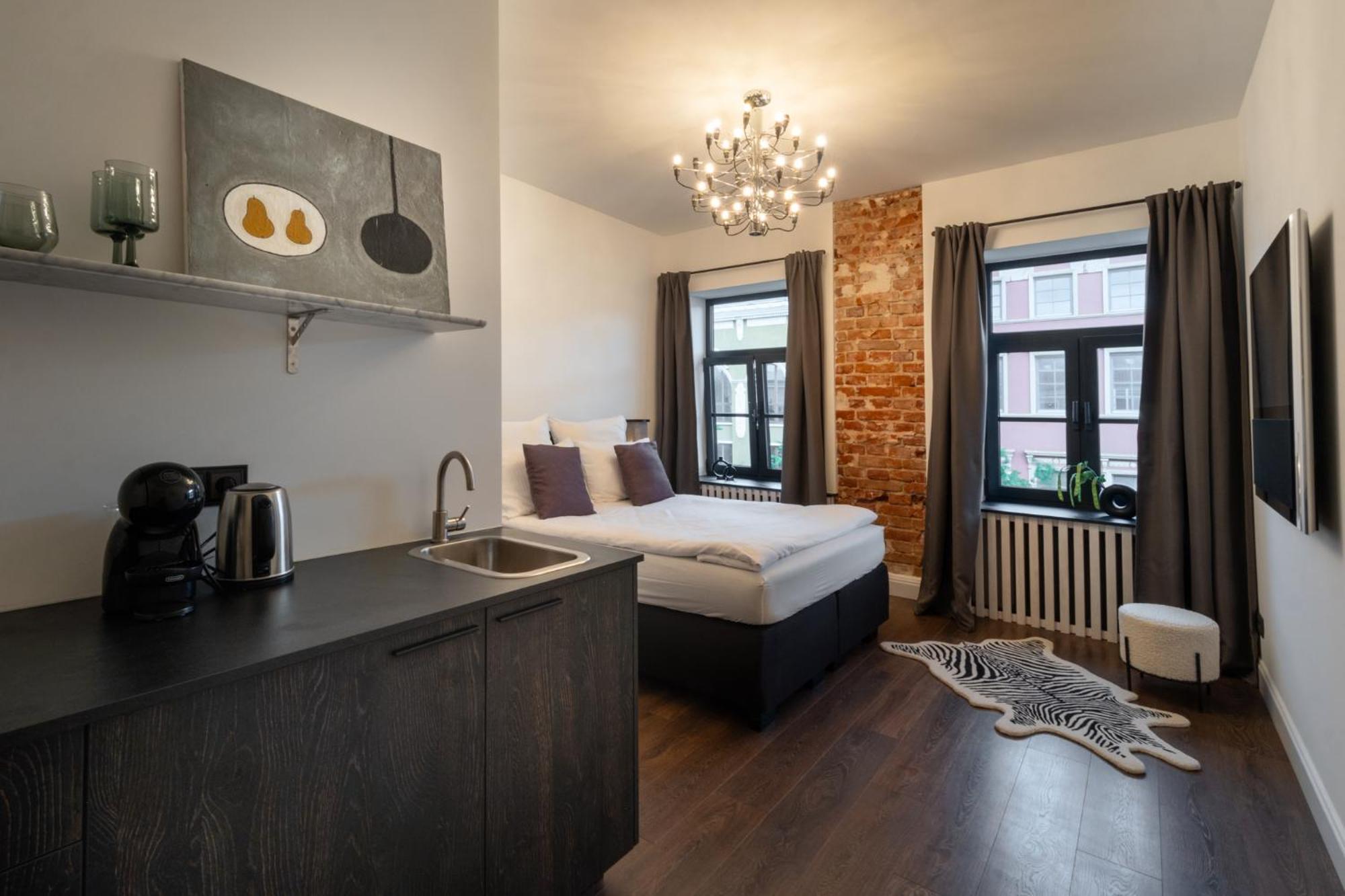 Turgaus Self Check-In Old Town Aparthotel Klaipeda Bagian luar foto